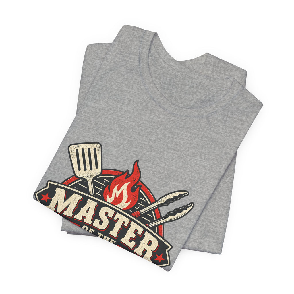 Master of the Grill T-Shirt, Father of Flame BBQ Tee for Grill Masters