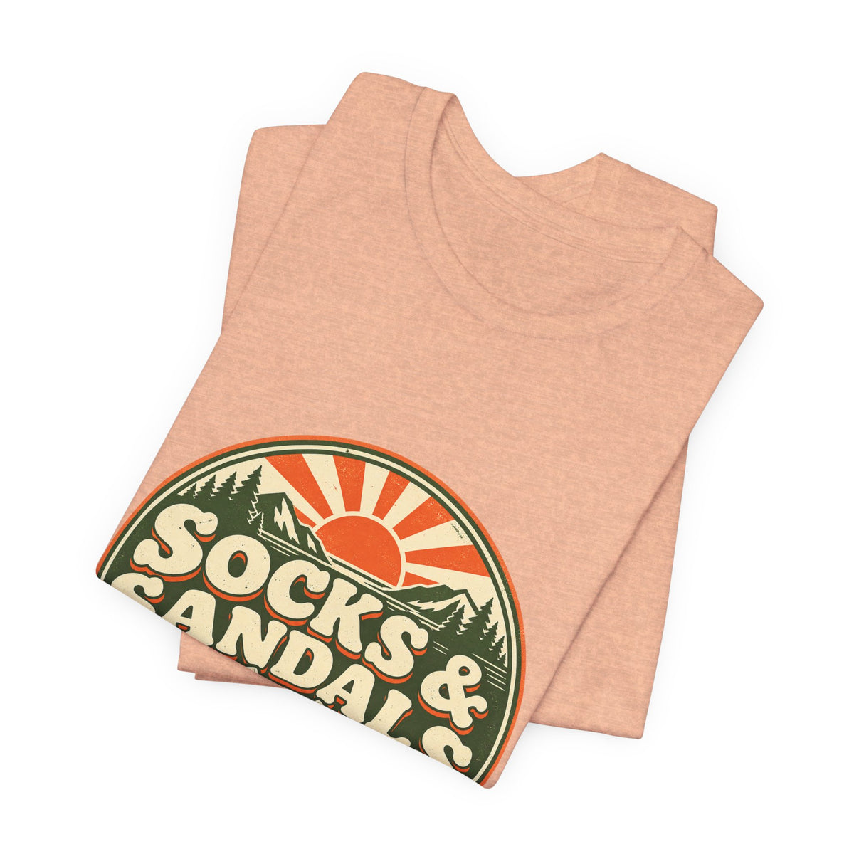 Socks & Sandals Fatherhood T-Shirt | Vintage Dad Humor Outdoor Graphic Tee