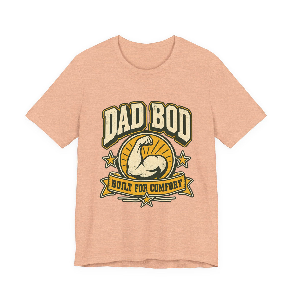 Dad Bod Built for Comfort T-Shirt — Vintage Funny Dad Body Tee