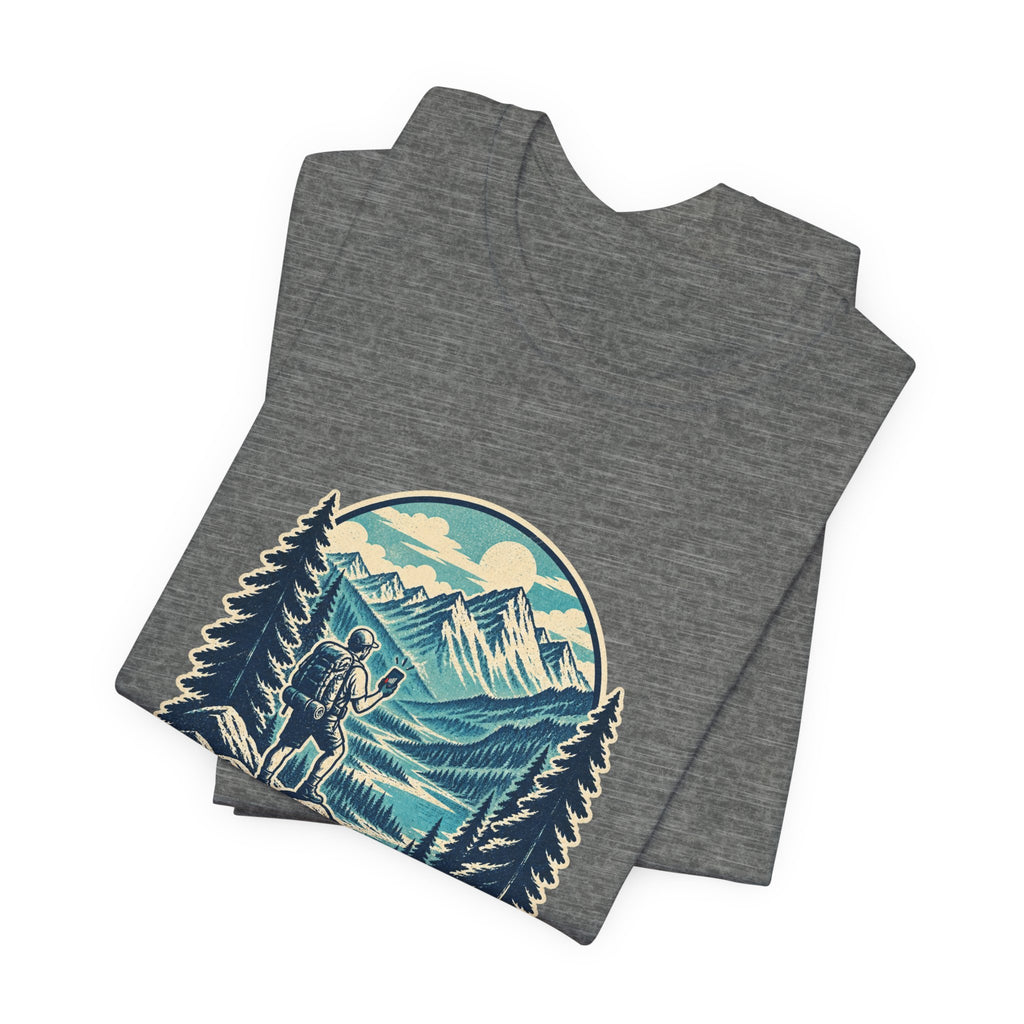 Wilderness WiFi T-Shirt — Signal Not Found Vintage Mountain Hiking Tee