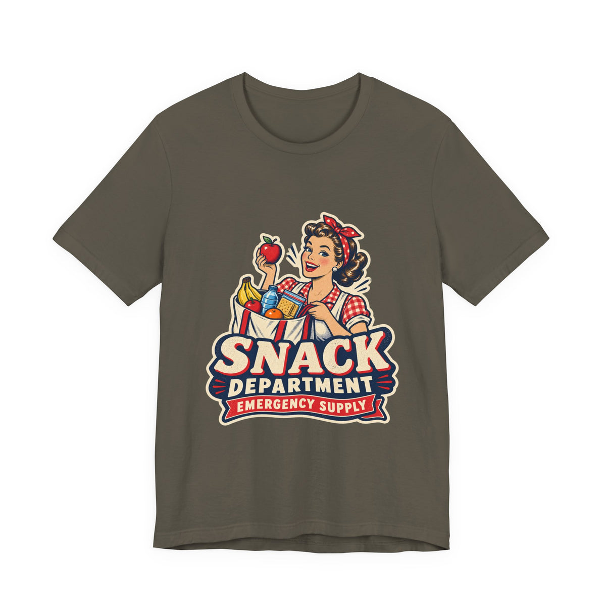 Snack Department Emergency Supply Vintage Grocery Pinup Tee
