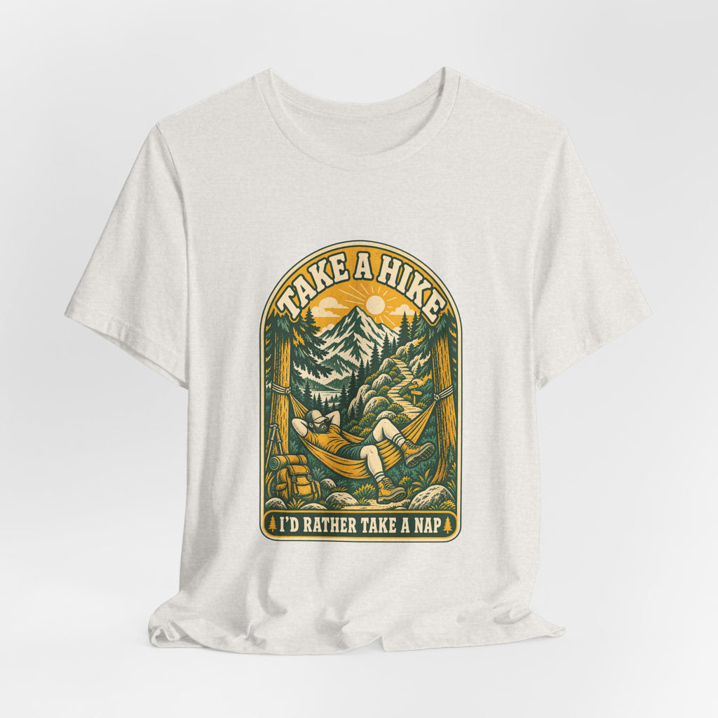I'd Rather Take a Nap Vintage Hiking T-Shirt — Hammock Mountain Outdoors Tee