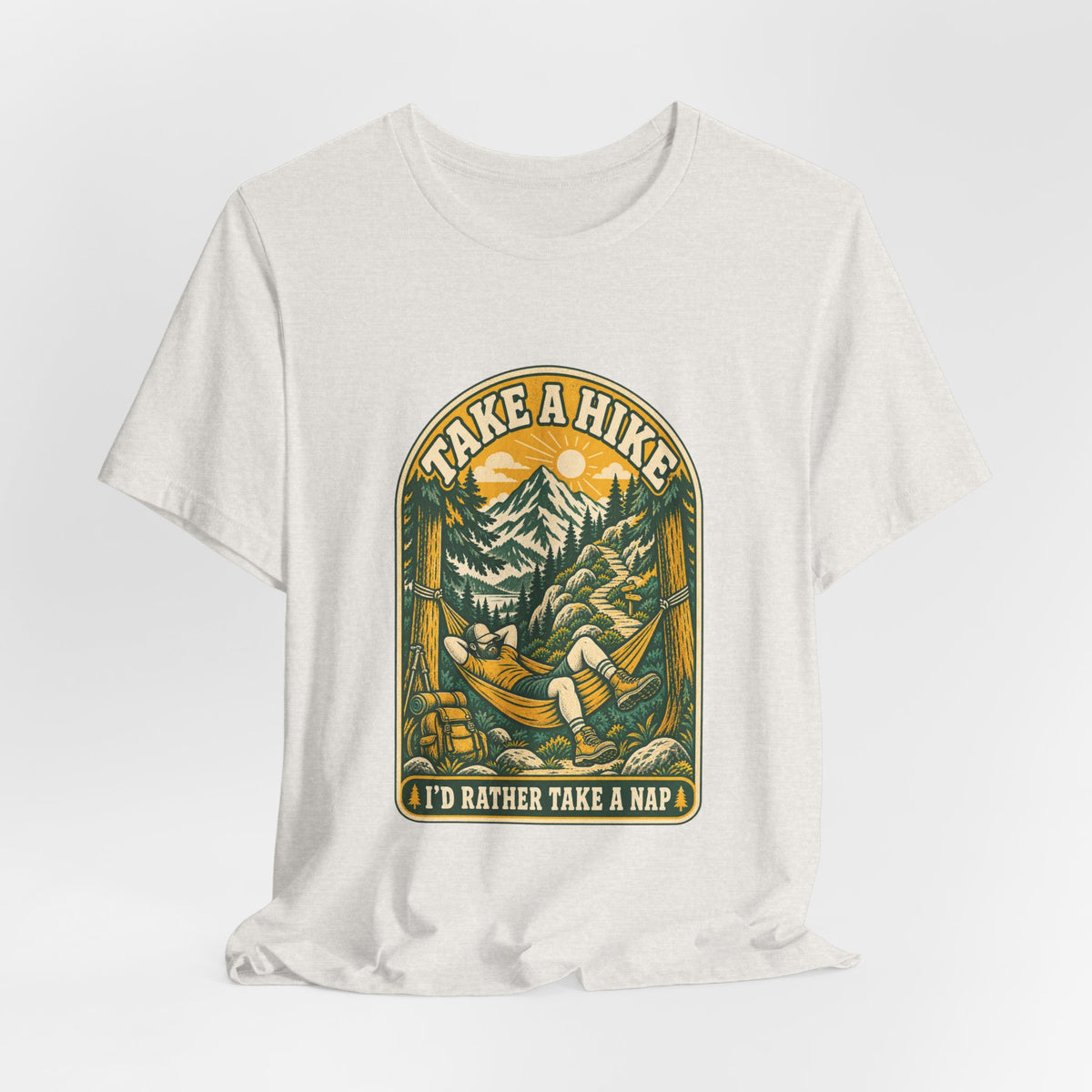 I'd Rather Take a Nap Vintage Hiking T-Shirt — Hammock Mountain Outdoors Tee