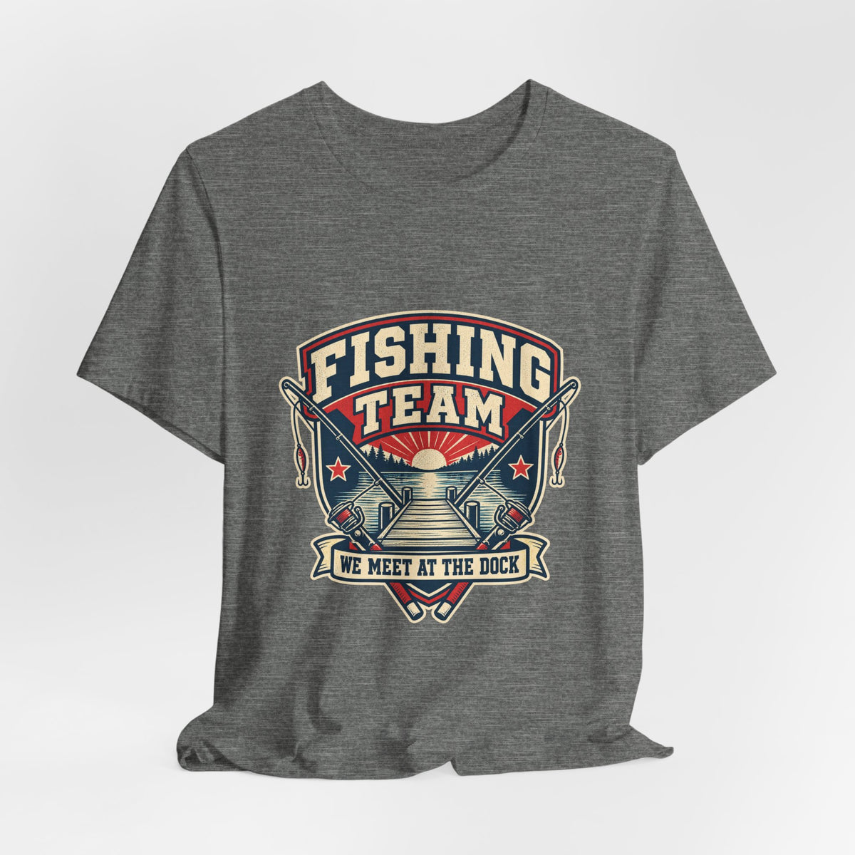 Fishing Team T-Shirt — We Meet at the Dock Vintage Fishing Tee