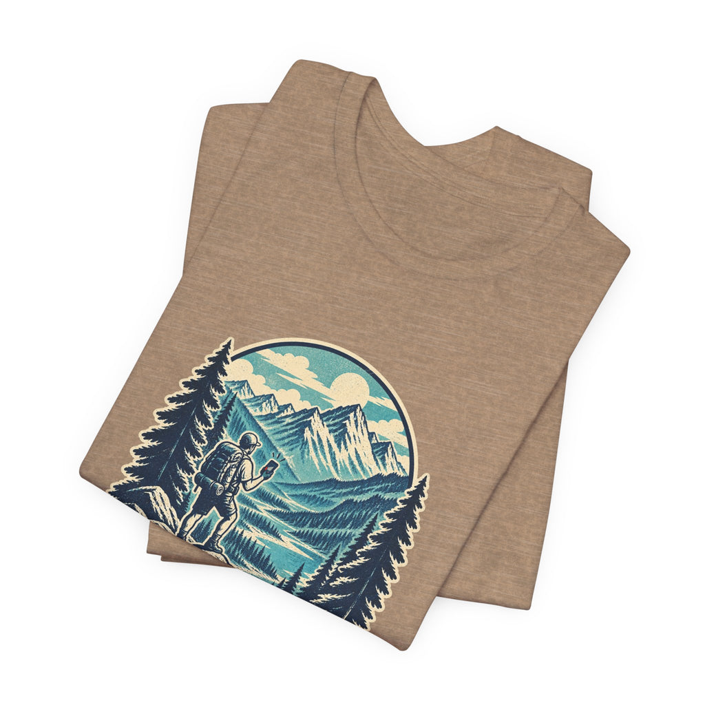 Wilderness WiFi T-Shirt — Signal Not Found Vintage Mountain Hiking Tee