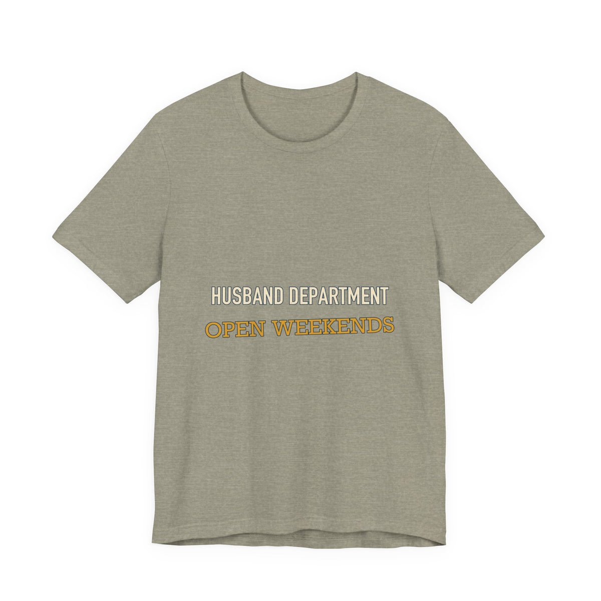 Husband Department Open Weekends T-Shirt — Funny Vintage Husband Gift Tee