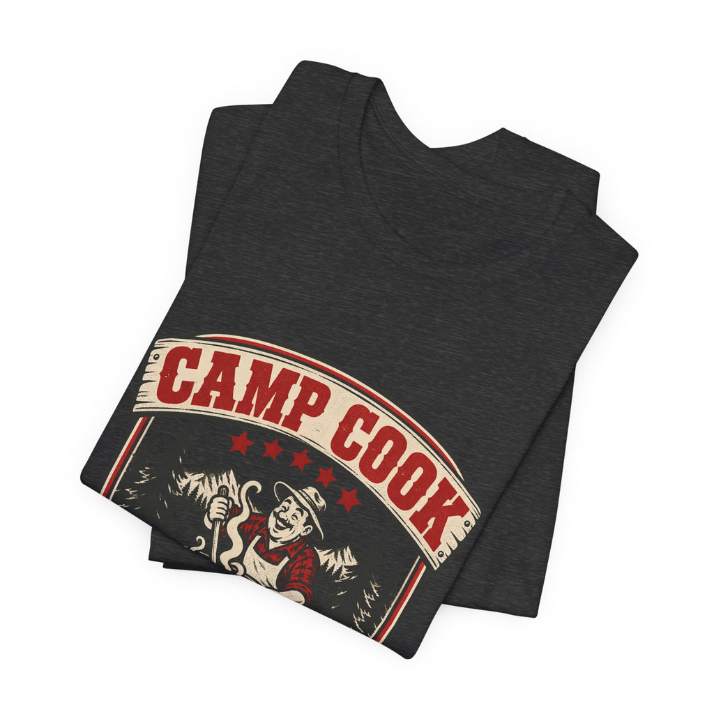 Camp Cook T-Shirt — Five-Star Meals One-Pot Menu Vintage Camping Tee