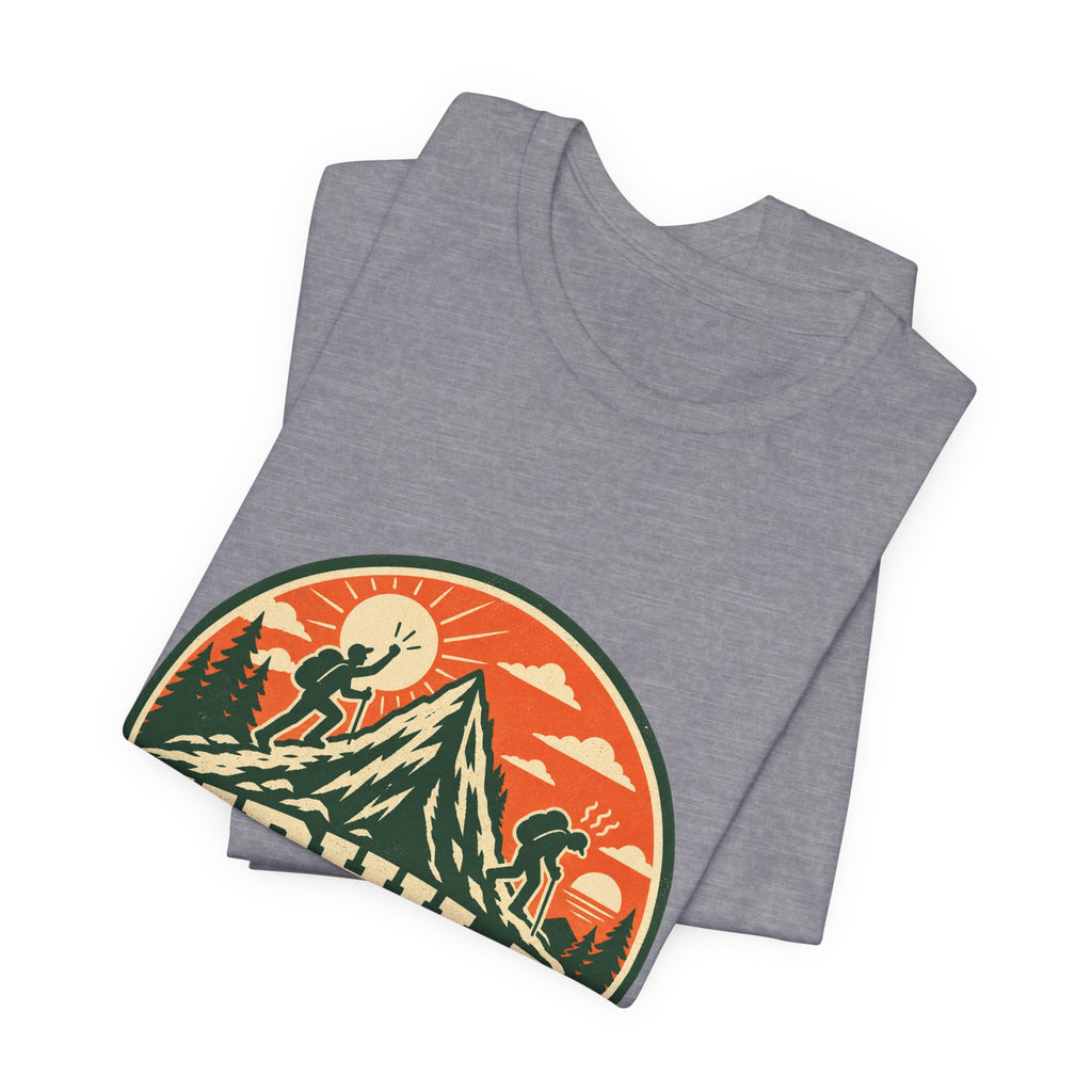 Uphill Enthusiast Downhill Complainer T-Shirt — Vintage Mountain Hiking Tee