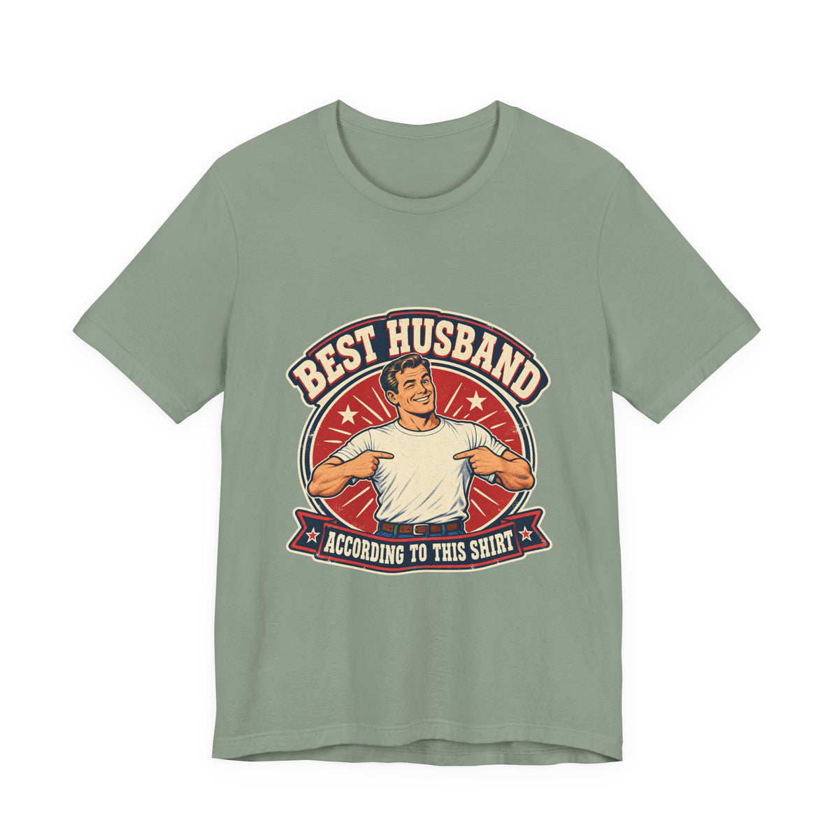 Best Husband Vintage T-Shirt — Funny Retro Husband Pride Design