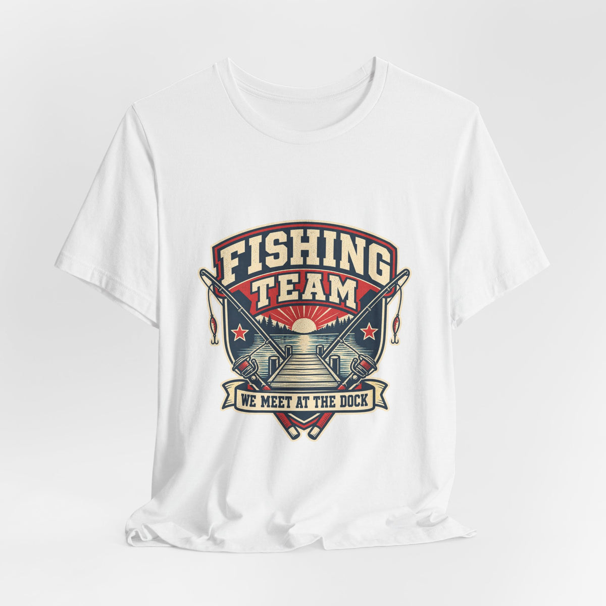 Fishing Team T-Shirt — We Meet at the Dock Vintage Fishing Tee