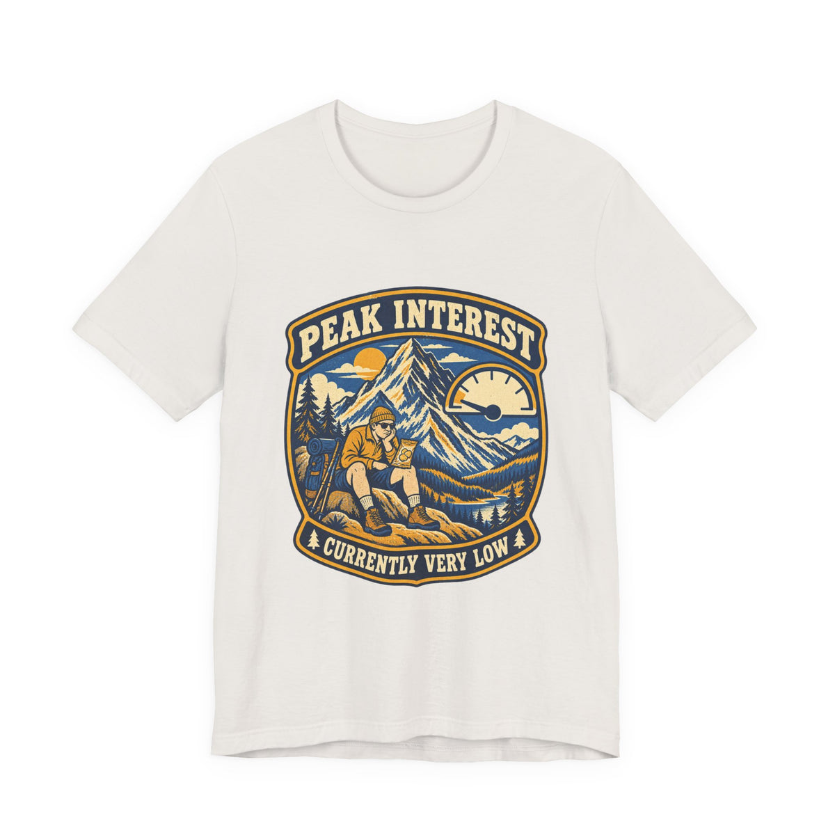 Peak Interest T-Shirt — Currently Very Low Vintage Mountain Hiking Tee