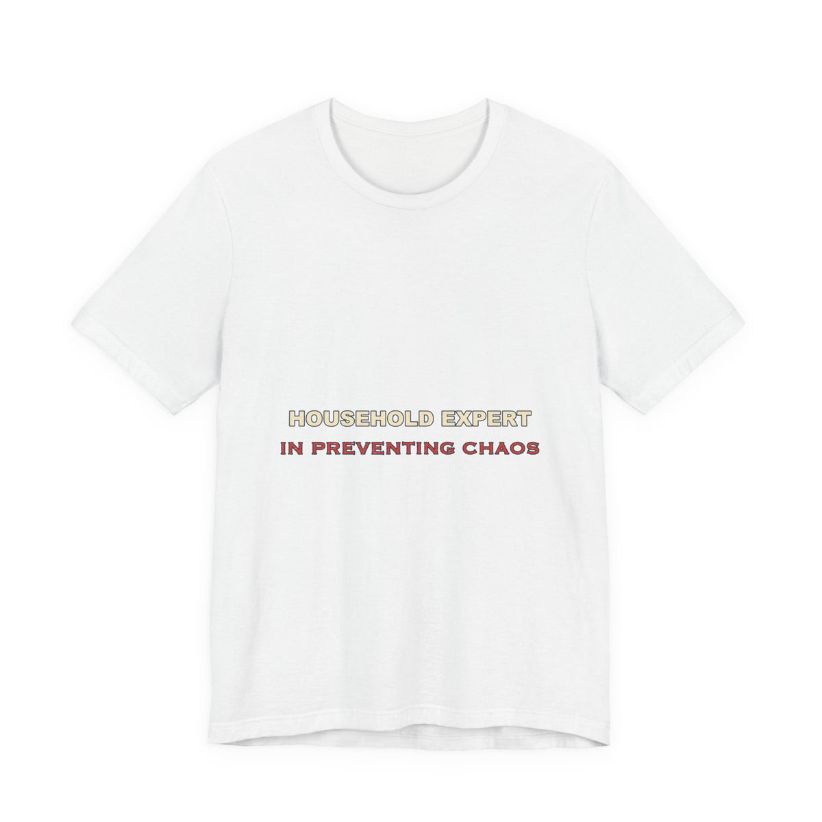 Household Expert in Preventing Chaos T-Shirt — Funny Home Organizer Vintage Tee