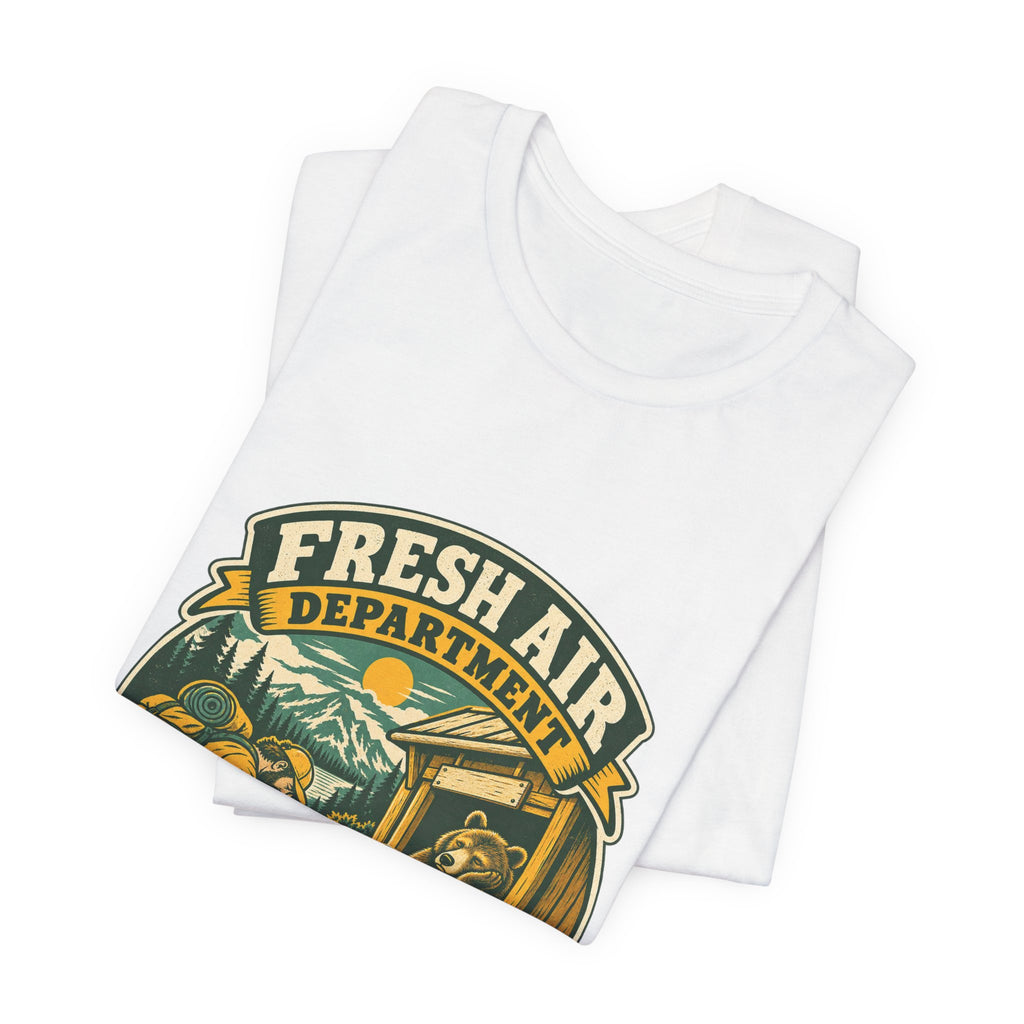 Fresh Air Department T-Shirt — Requesting a Transfer Vintage Bear Ranger Tee