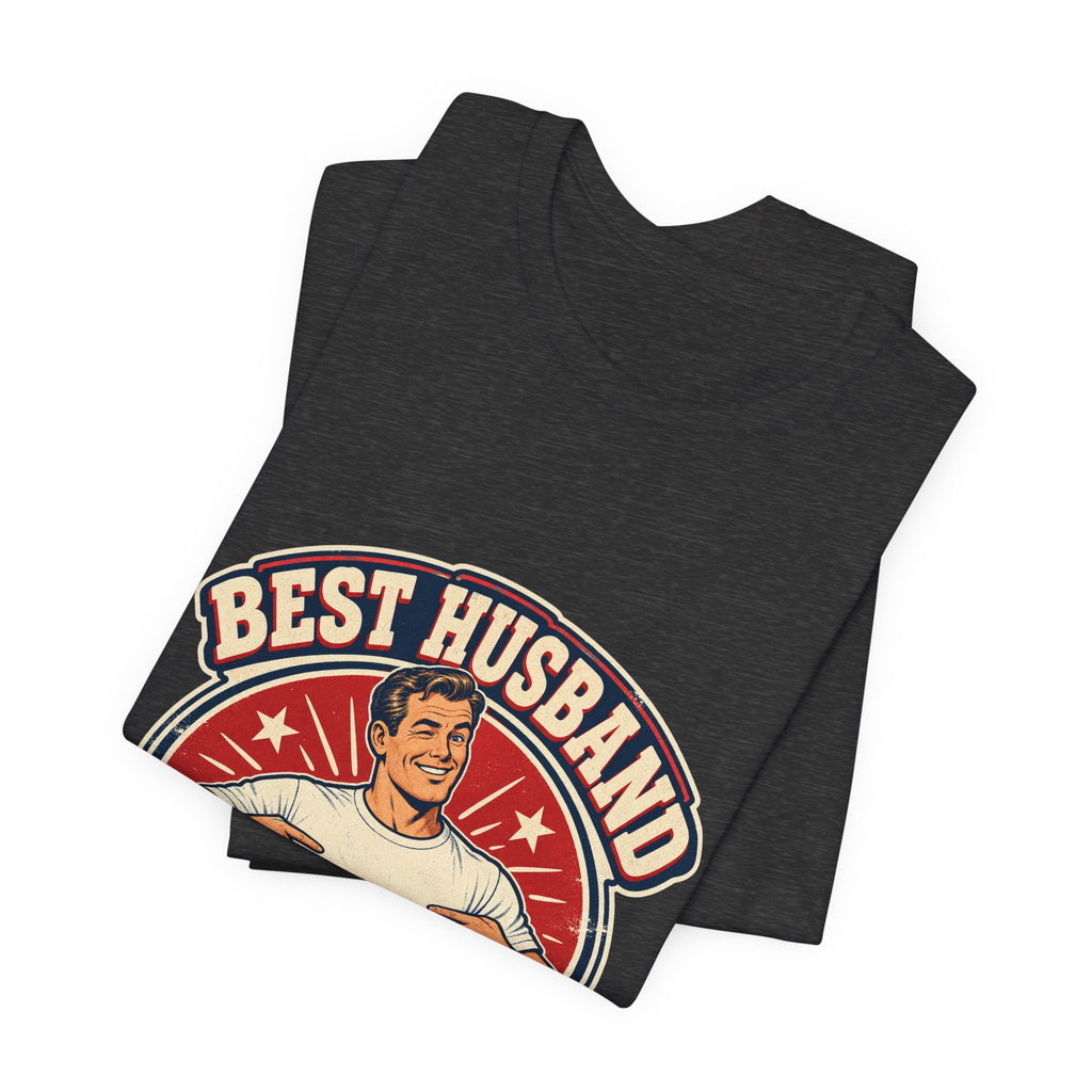 Best Husband Vintage T-Shirt — Funny Retro Husband Pride Design