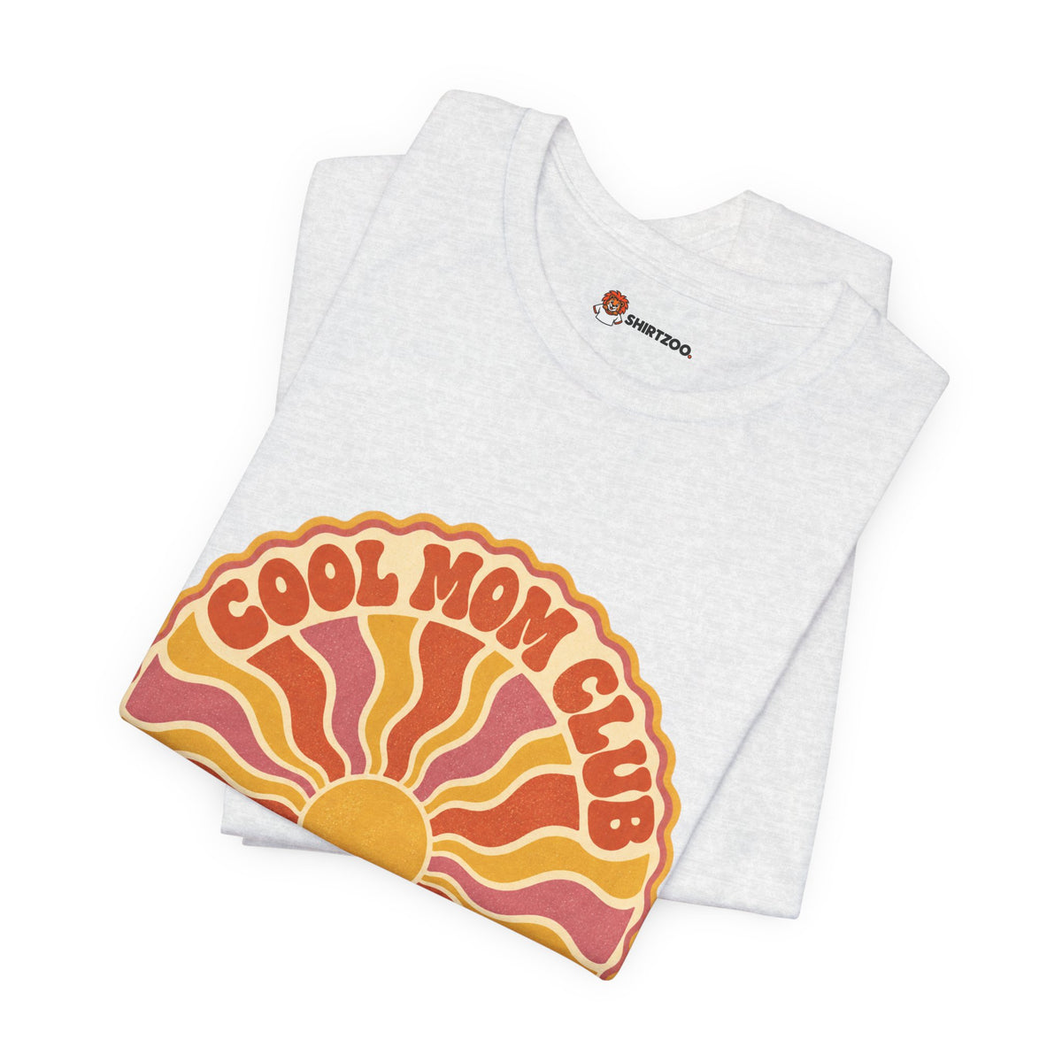 Cool Mom Club Tee — Retro Sun Graphic "Members Only" Mother's Day Shirt