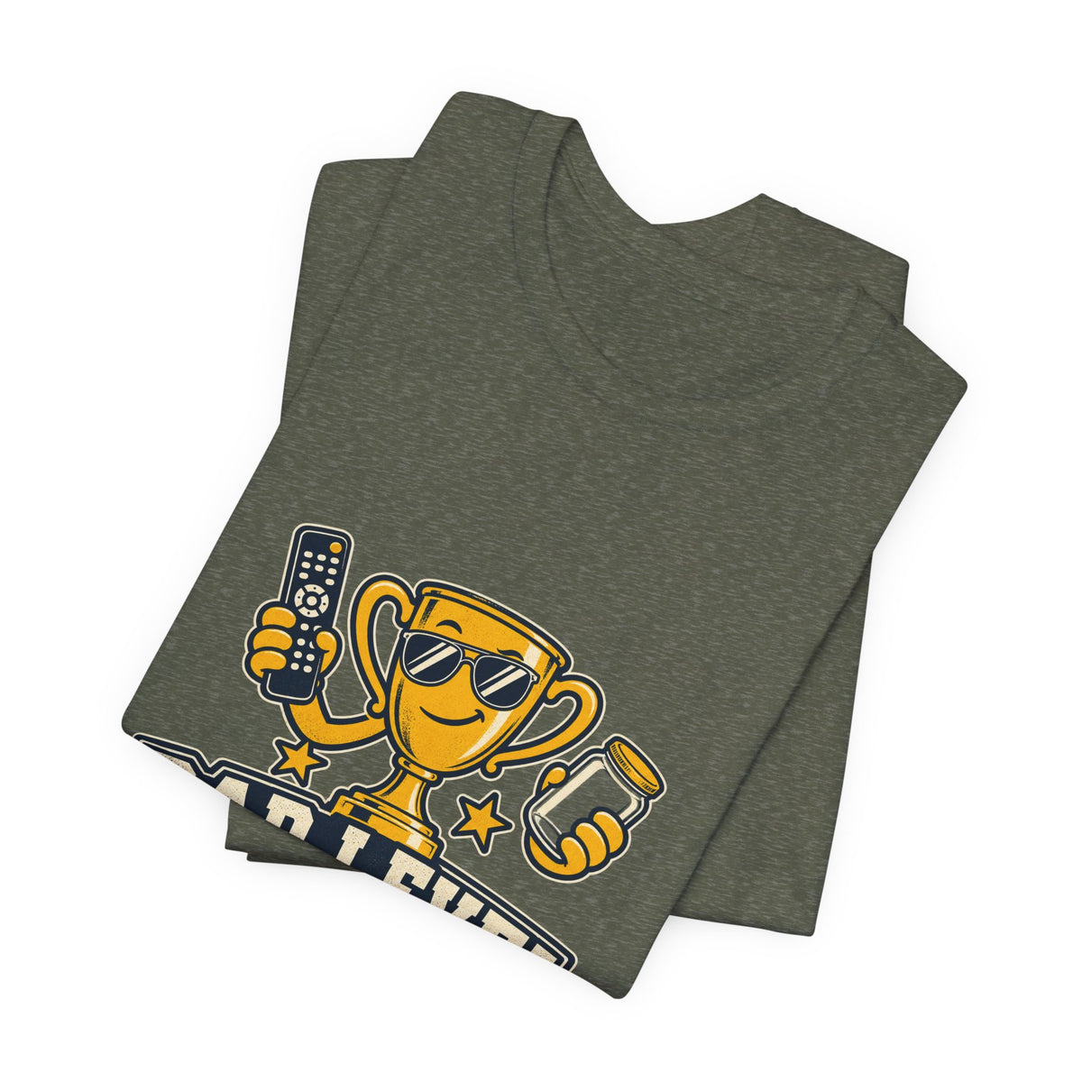 Dad Level Expert T-Shirt — Funny Trophy Dad Gift with Remote Finder, Jar Opener & Light Checker