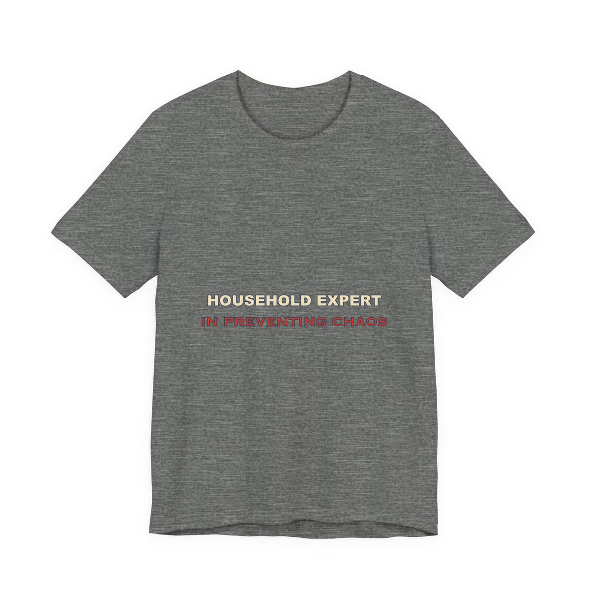 Household Expert in Preventing Chaos T-Shirt — Funny Home Organizer Vintage Tee