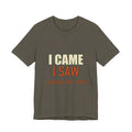 I Came I Saw I Asked My Wife T-Shirt — Funny Vintage Marriage Humor Tee