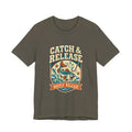 Catch & Release T-Shirt — Mostly Release Vintage Fishing Tee