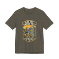 Are We There Yet? Hiking T-Shirt — Asking Since the Trailhead Vintage Mountain Adventure Tee