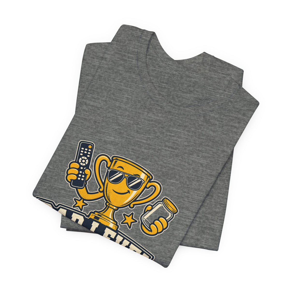 Dad Level Expert T-Shirt — Funny Trophy Dad Gift with Remote Finder, Jar Opener & Light Checker