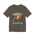 Barbecue Board Meeting at Sunset T-Shirt — Vintage Grilling & Backyard BBQ Humor