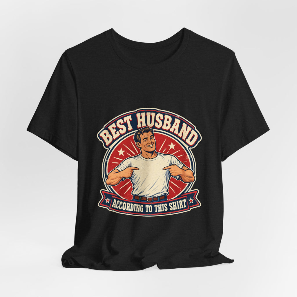 Best Husband Vintage T-Shirt — Funny Retro Husband Pride Design