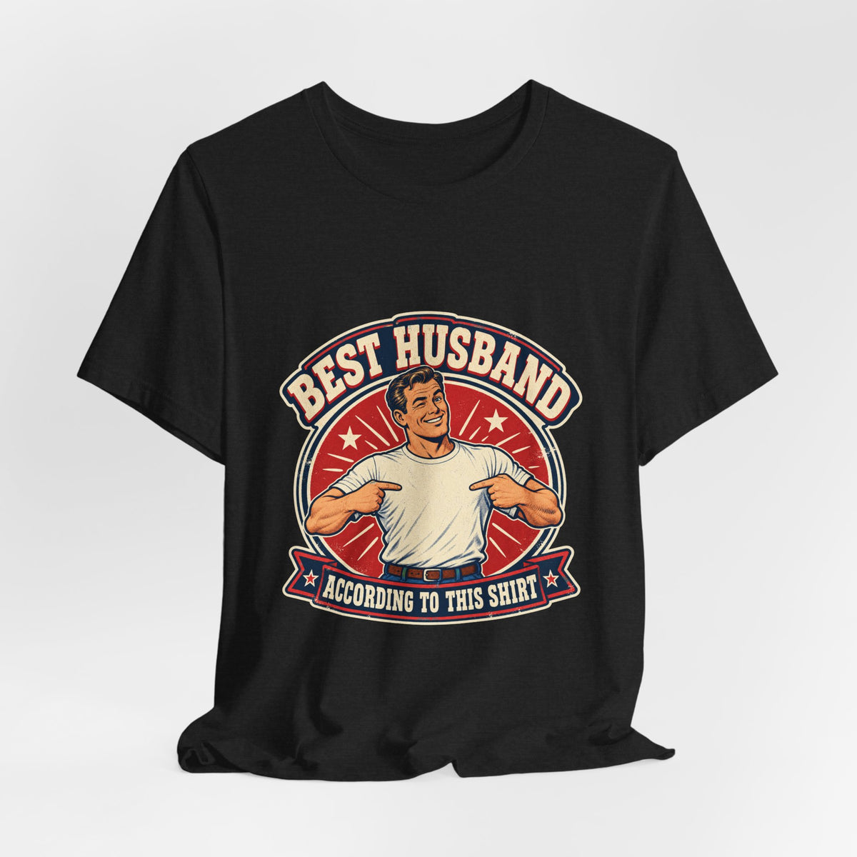 Best Husband Vintage T-Shirt — Funny Retro Husband Pride Design