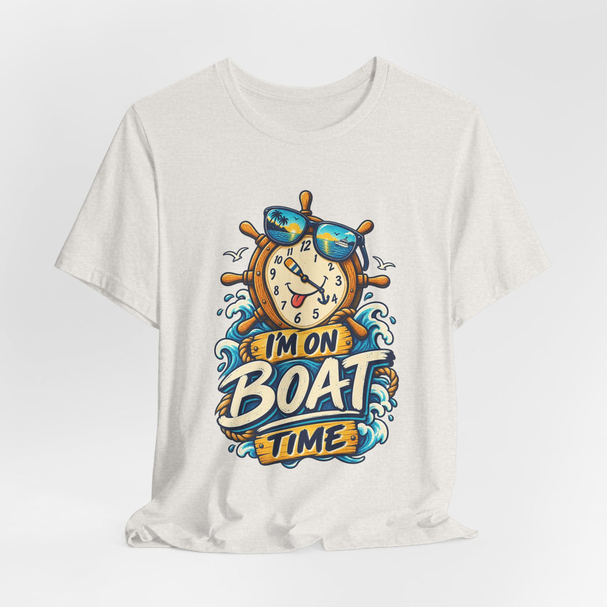 I'm on Boat Time T-Shirt — Funny Nautical Vintage Boating Design