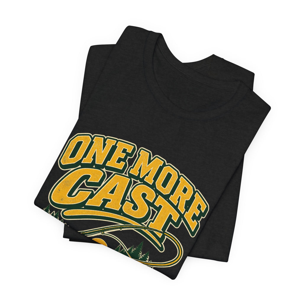 One More Cast Fishing T-Shirt — Vintage Angler Lake Tee