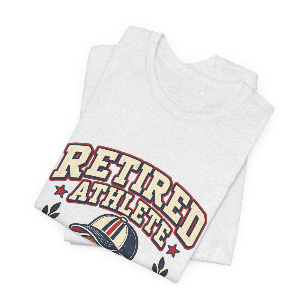 Retired Athlete Current Snack Coach T-Shirt, Funny Sports Pretzel Tee