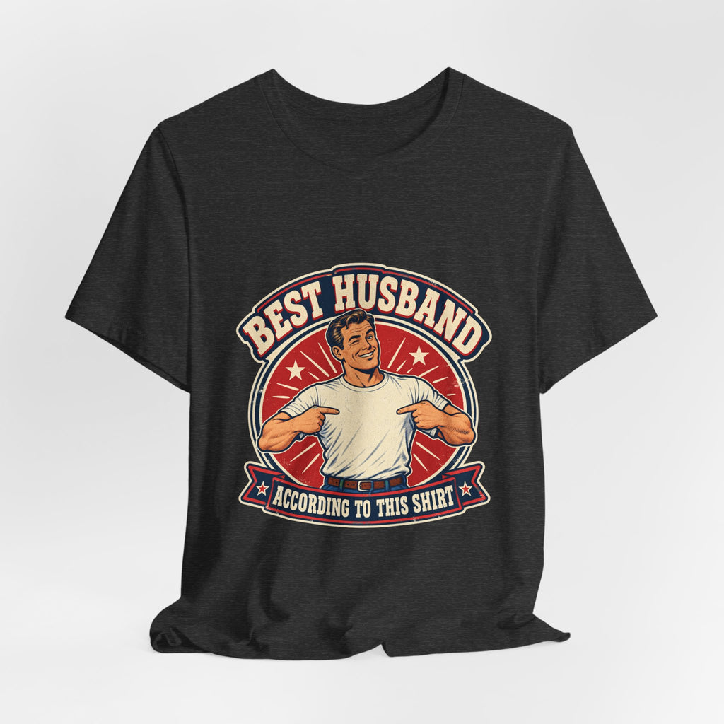 Best Husband Vintage T-Shirt — Funny Retro Husband Pride Design