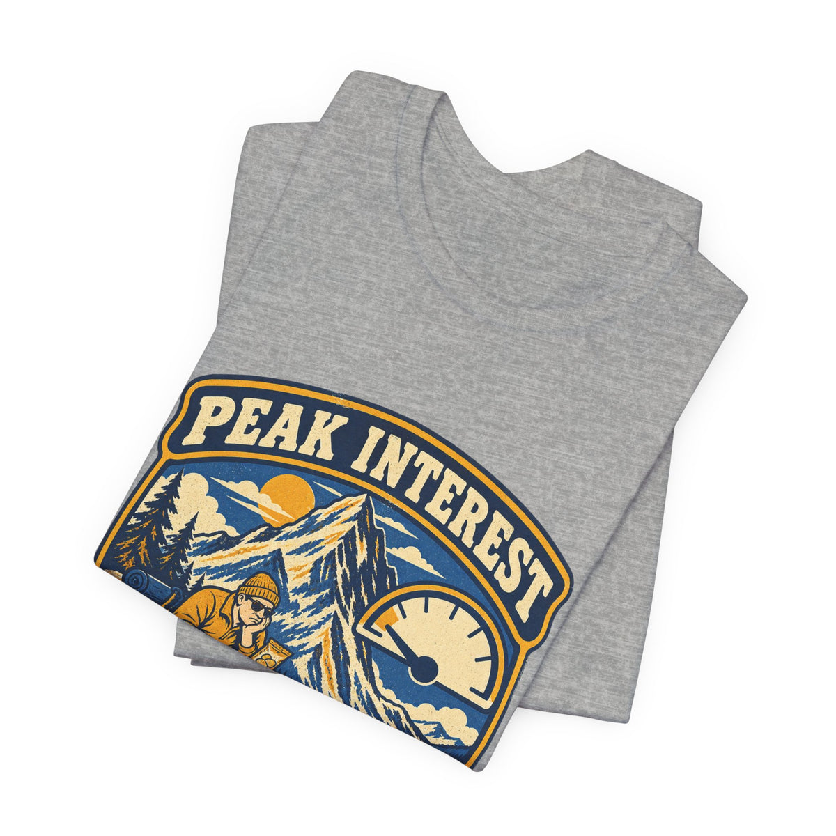 Peak Interest T-Shirt — Currently Very Low Vintage Mountain Hiking Tee
