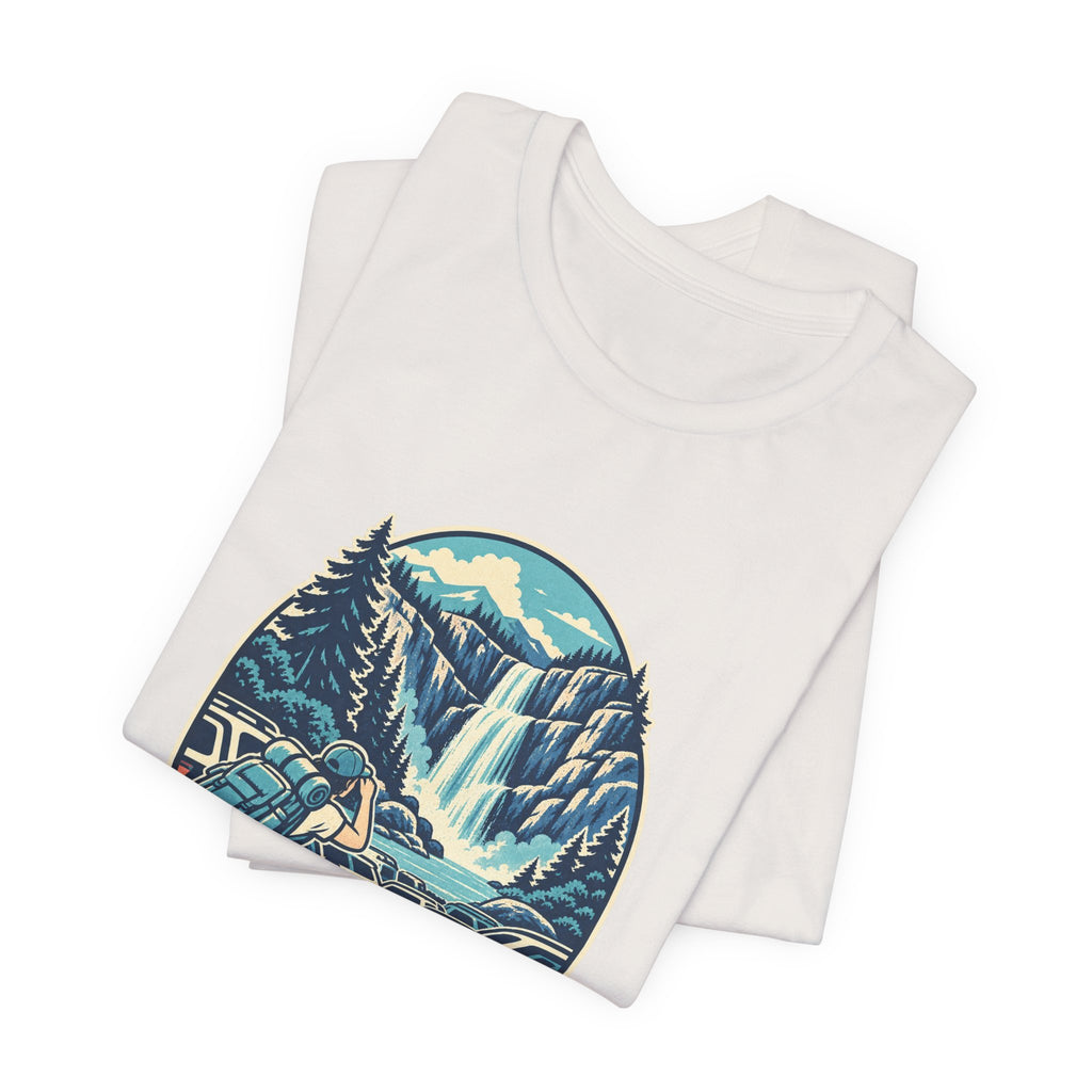 Waterfall Chaser T-Shirt — Mostly Chasing Parking Funny Road Trip Hiking Tee