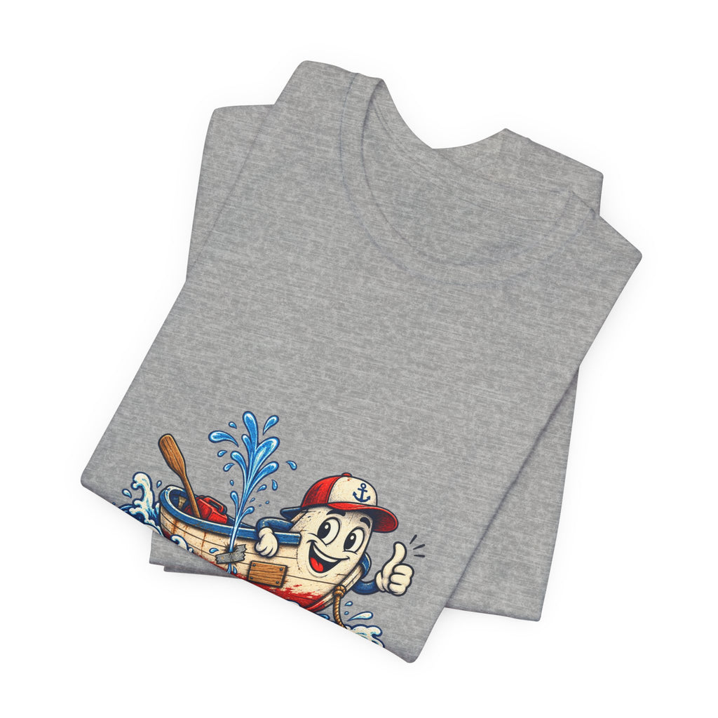 Unsinkable-ish Boat T-Shirt, Funny Nautical Vintage Cartoon Tee