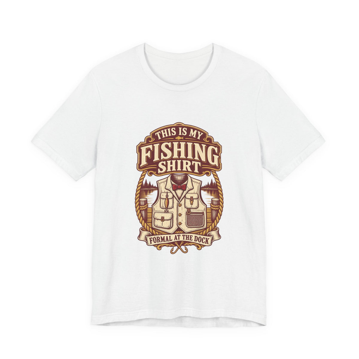This Is My Fishing Shirt T-Shirt — Formal at the Dock Vintage Angler Tee