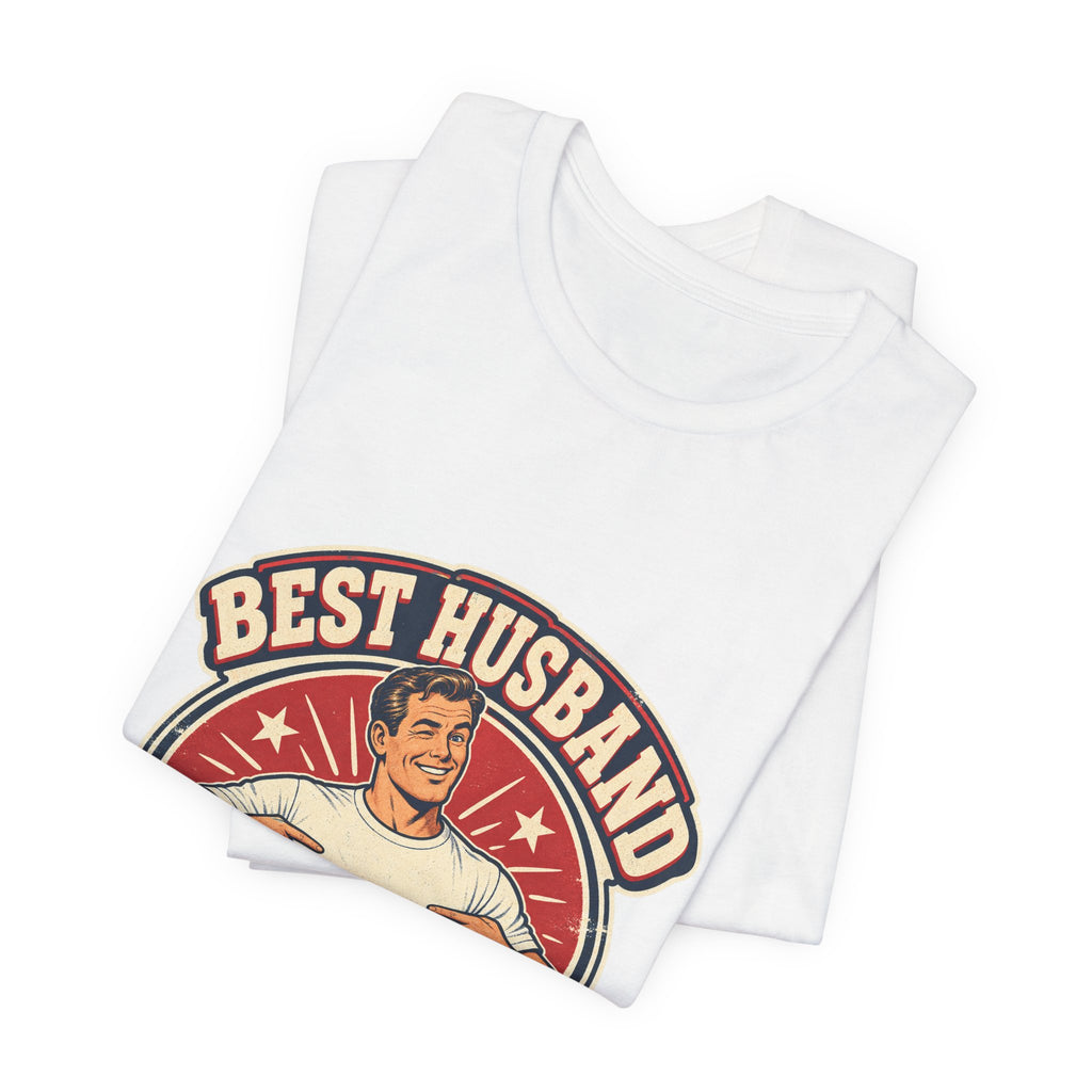 Best Husband Vintage T-Shirt — Funny Retro Husband Pride Design