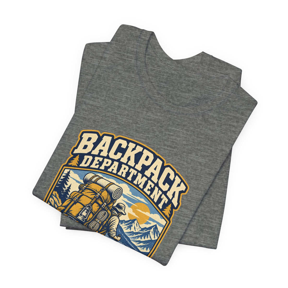 Backpack Department T-Shirt — Carrying the Group Vintage Hiking Tee