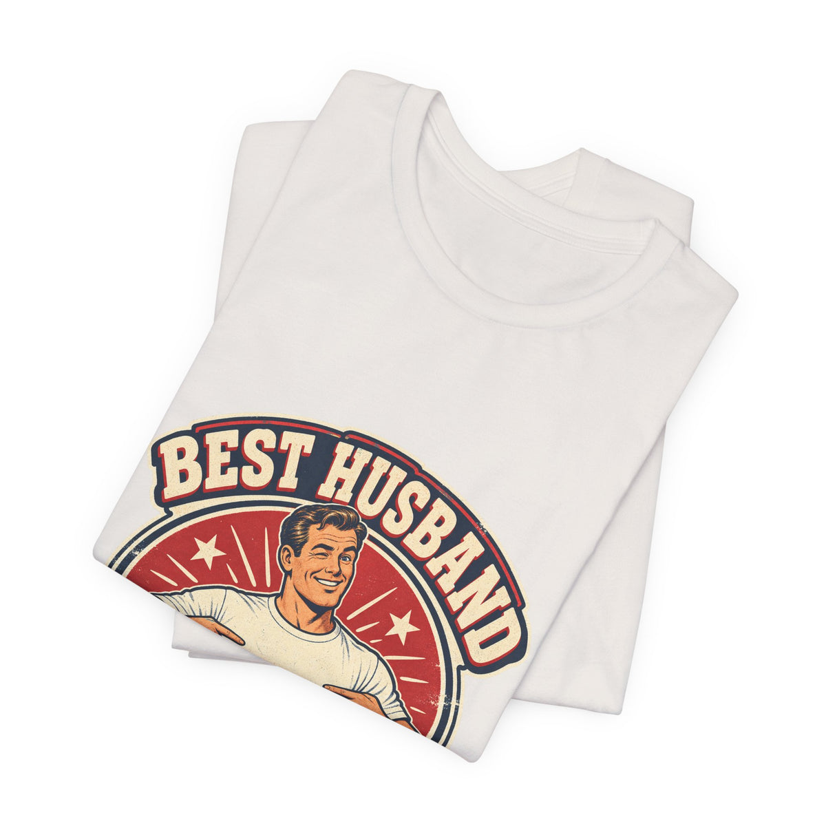 Best Husband Vintage T-Shirt — Funny Retro Husband Pride Design