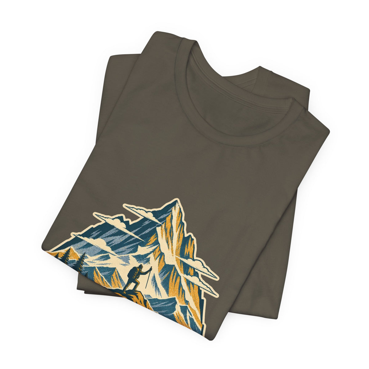 High Altitude Low Expectations T-Shirt — Vintage Mountain Hiking Tee
