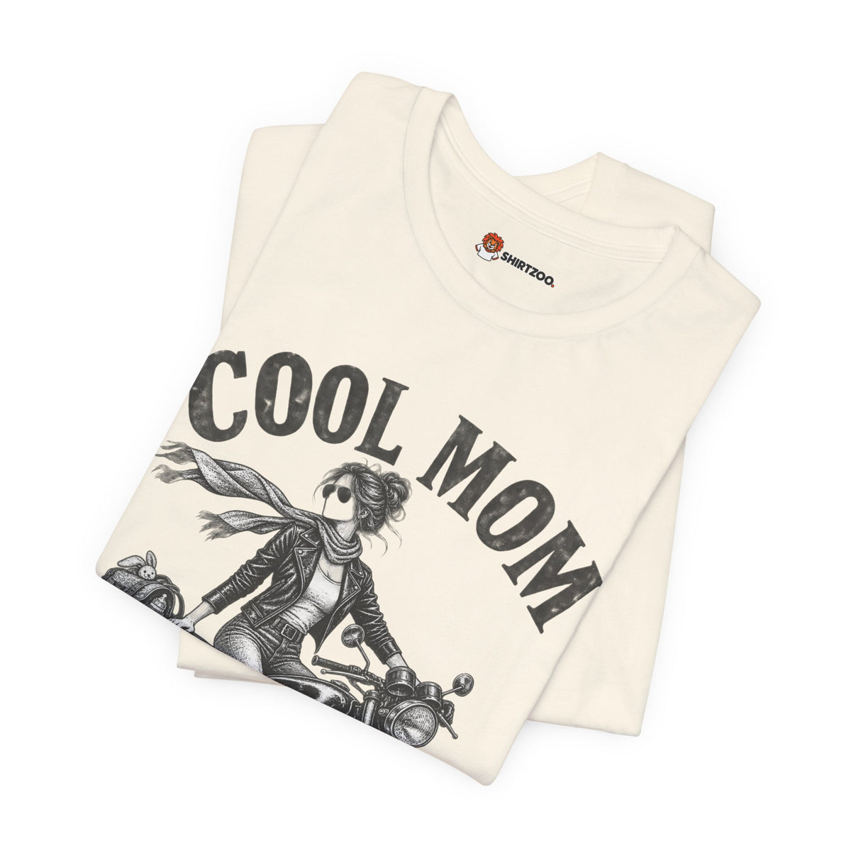 Cool Mom Motorcycle T-Shirt — 'loud pipes, quiet nights.' Biker Mom Tee