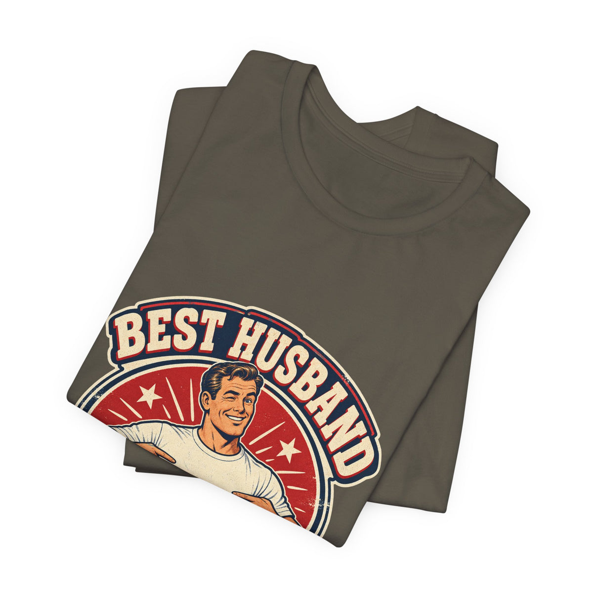 Best Husband Vintage T-Shirt — Funny Retro Husband Pride Design