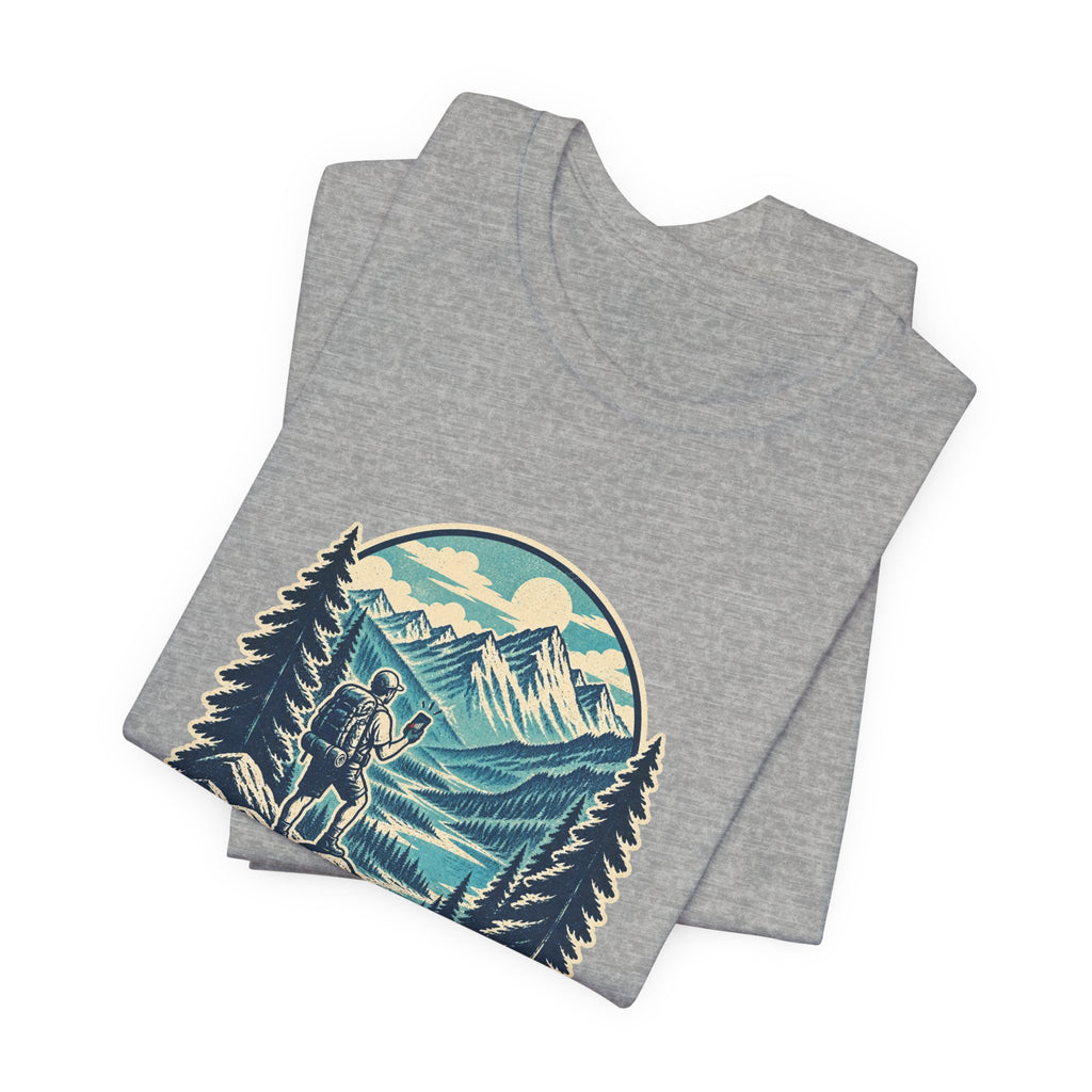Wilderness WiFi T-Shirt — Signal Not Found Vintage Mountain Hiking Tee