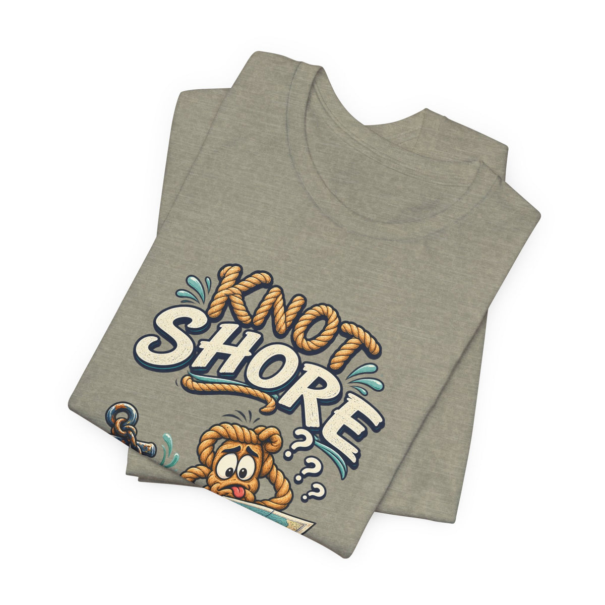 Knot Shore What I'm Doing T-Shirt — Funny Nautical Rope Character Humor Tee