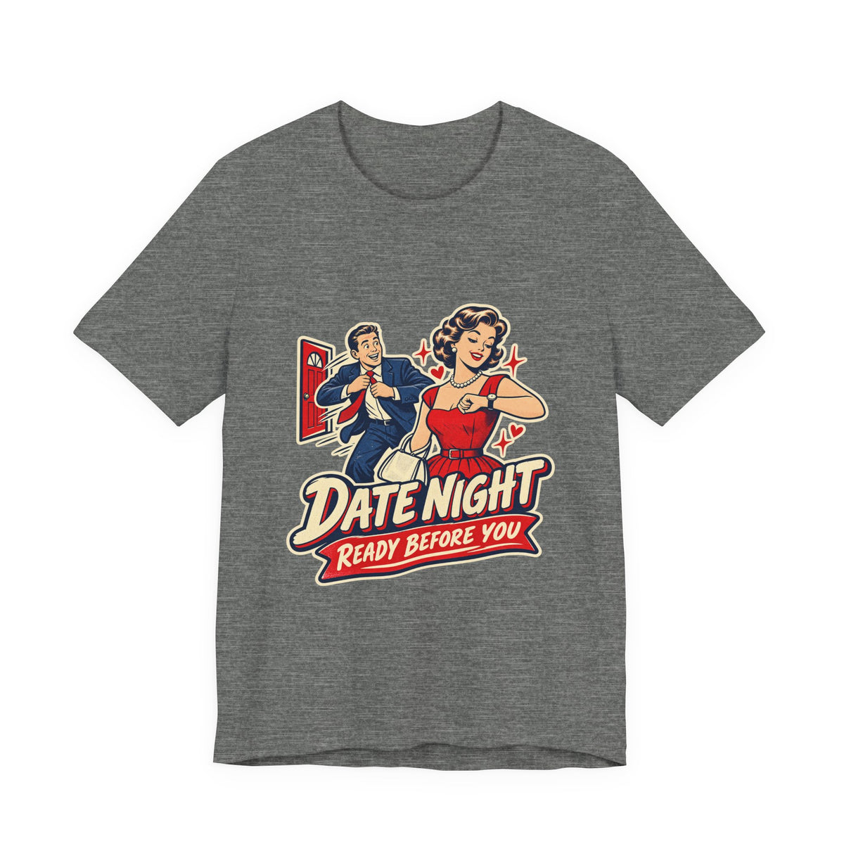 Date Night Ready Before You Retro Couple T-Shirt