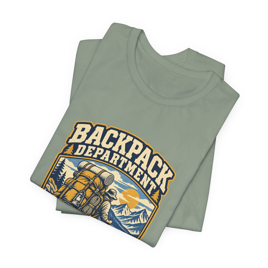 Backpack Department T-Shirt — Carrying the Group Vintage Hiking Tee