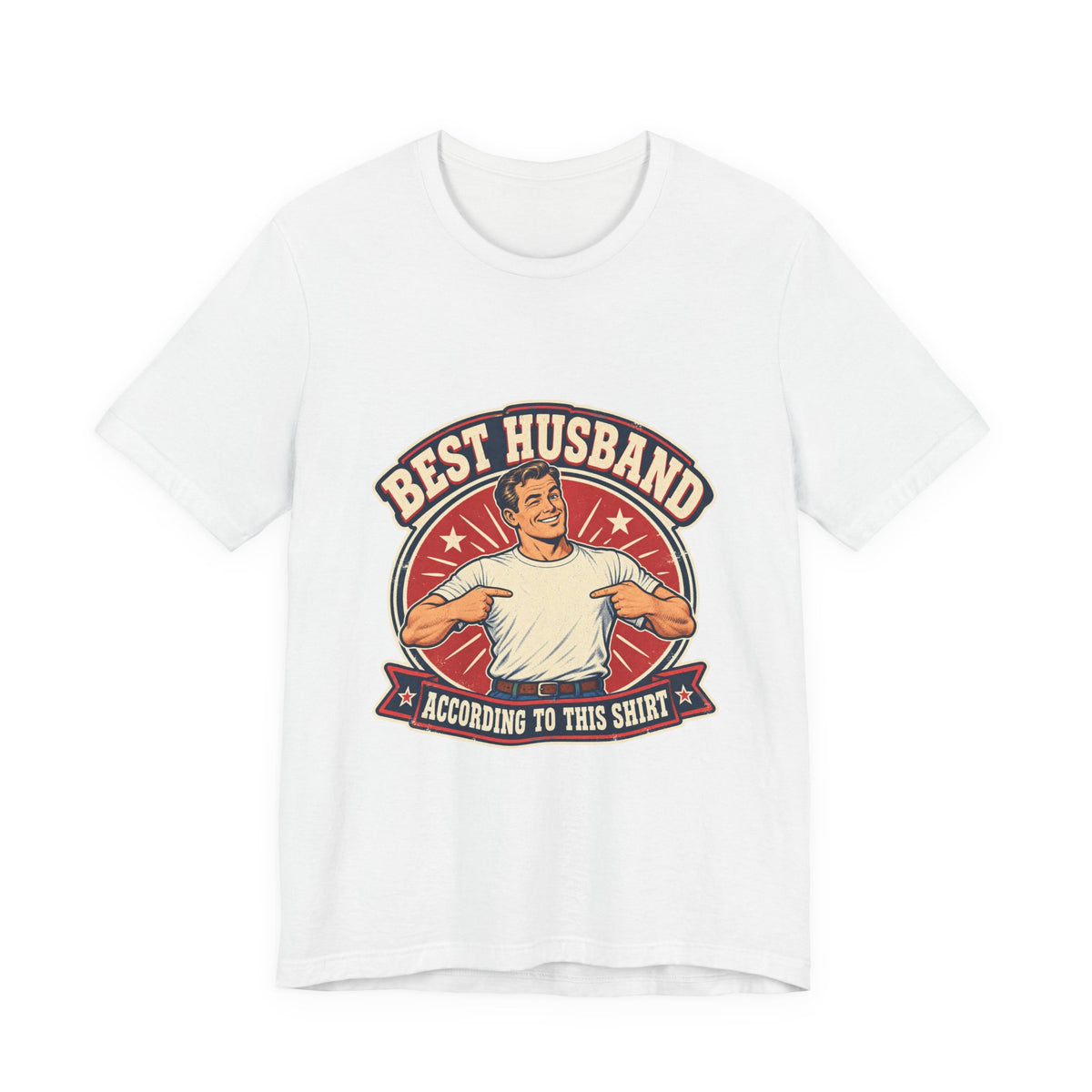 Best Husband Vintage T-Shirt — Funny Retro Husband Pride Design