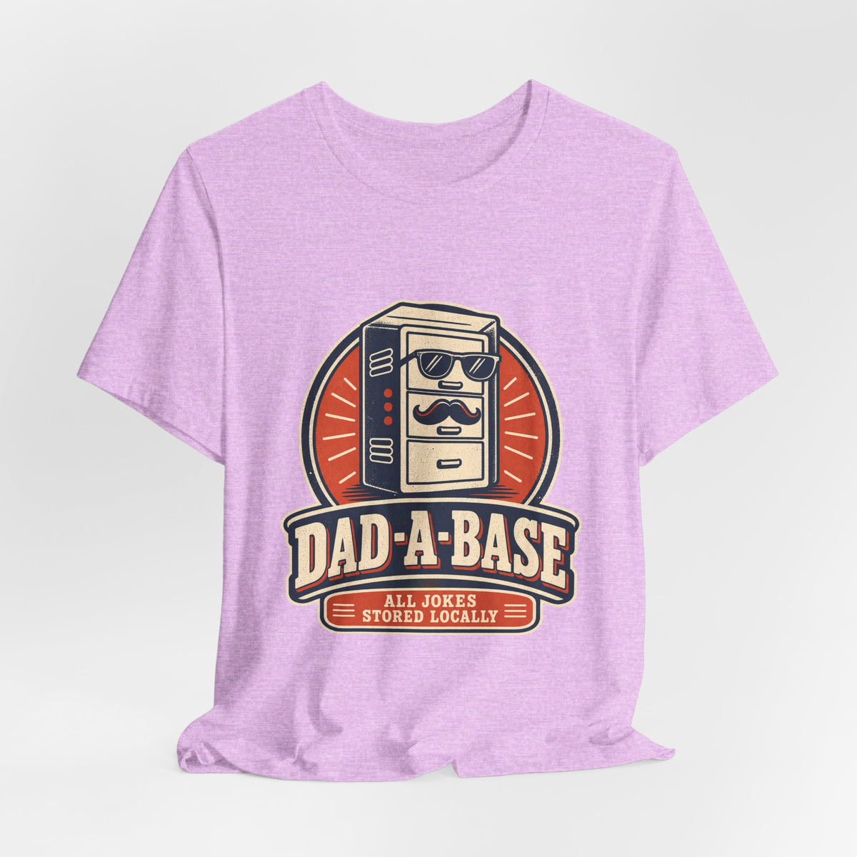 Dad-A-Base T-Shirt, Funny Dad Joke Database Tee, Cool Vintage Father’s Day Gift