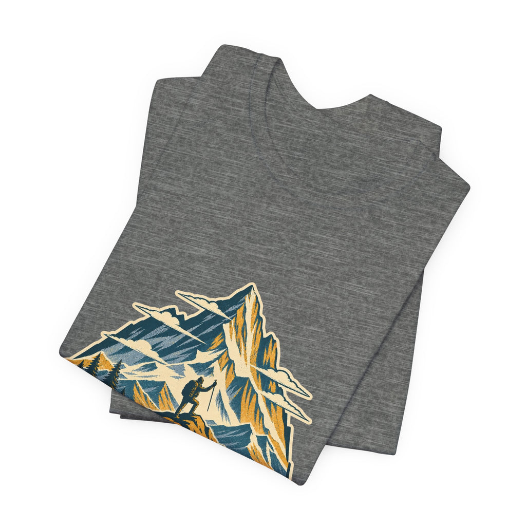 High Altitude Low Expectations T-Shirt — Vintage Mountain Hiking Tee