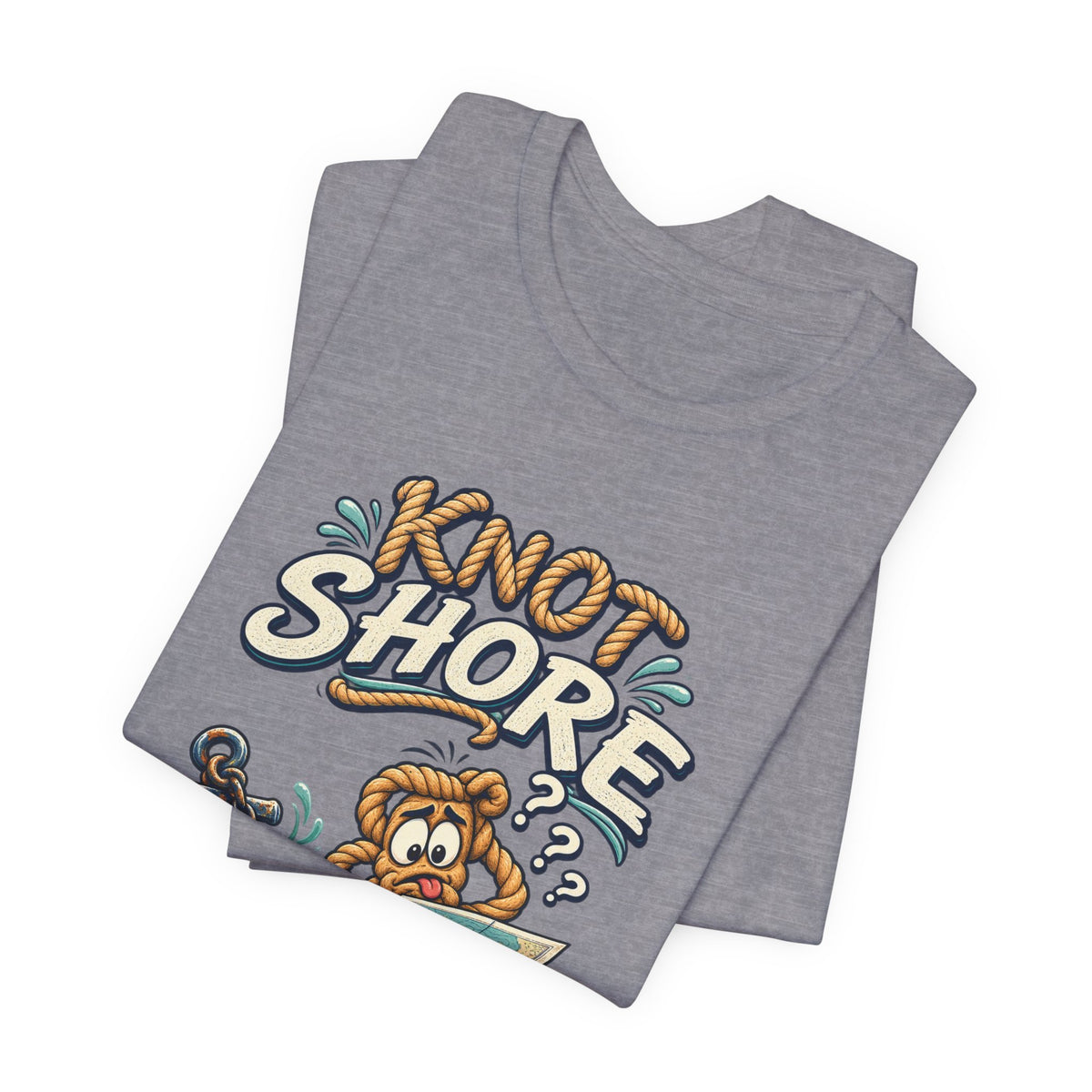 Knot Shore What I'm Doing T-Shirt — Funny Nautical Rope Character Humor Tee